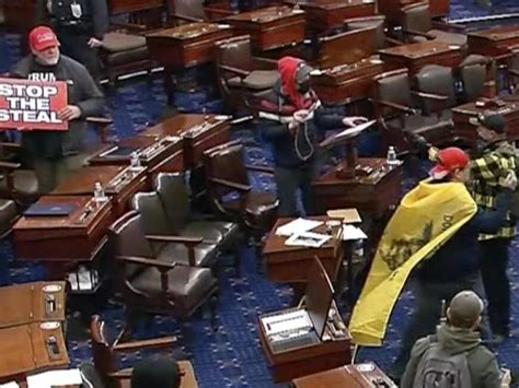 FBI: Man wearing Captain America backpack stole items from senators’ desks during Capitol riot